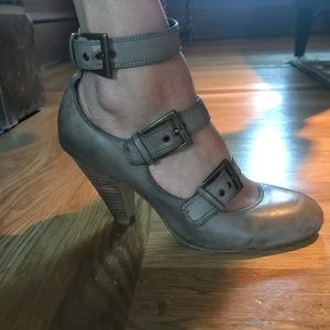 Gray Aldo Heels